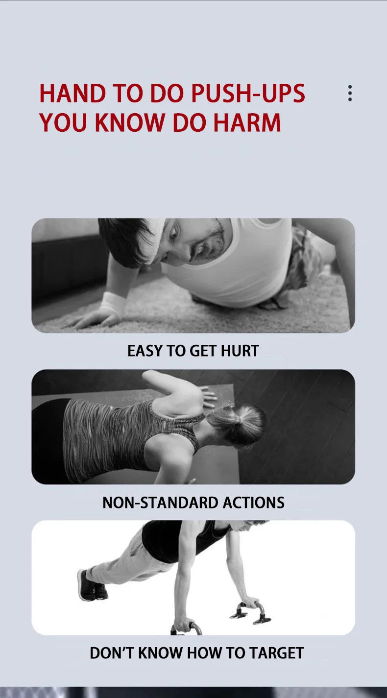 Push-Up Board Set Portable Multifunctional Fitness Equipment For Chest Abdomen Arms/Back Training