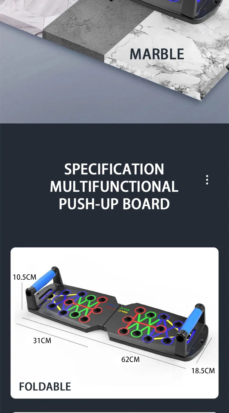 Push-Up Board Set Portable Multifunctional Fitness Equipment For Chest Abdomen Arms/Back Training